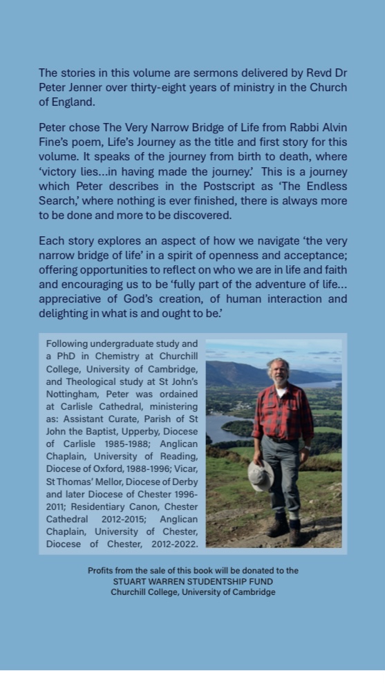 The Very Narrow Bridge of Life by Peter Jenner